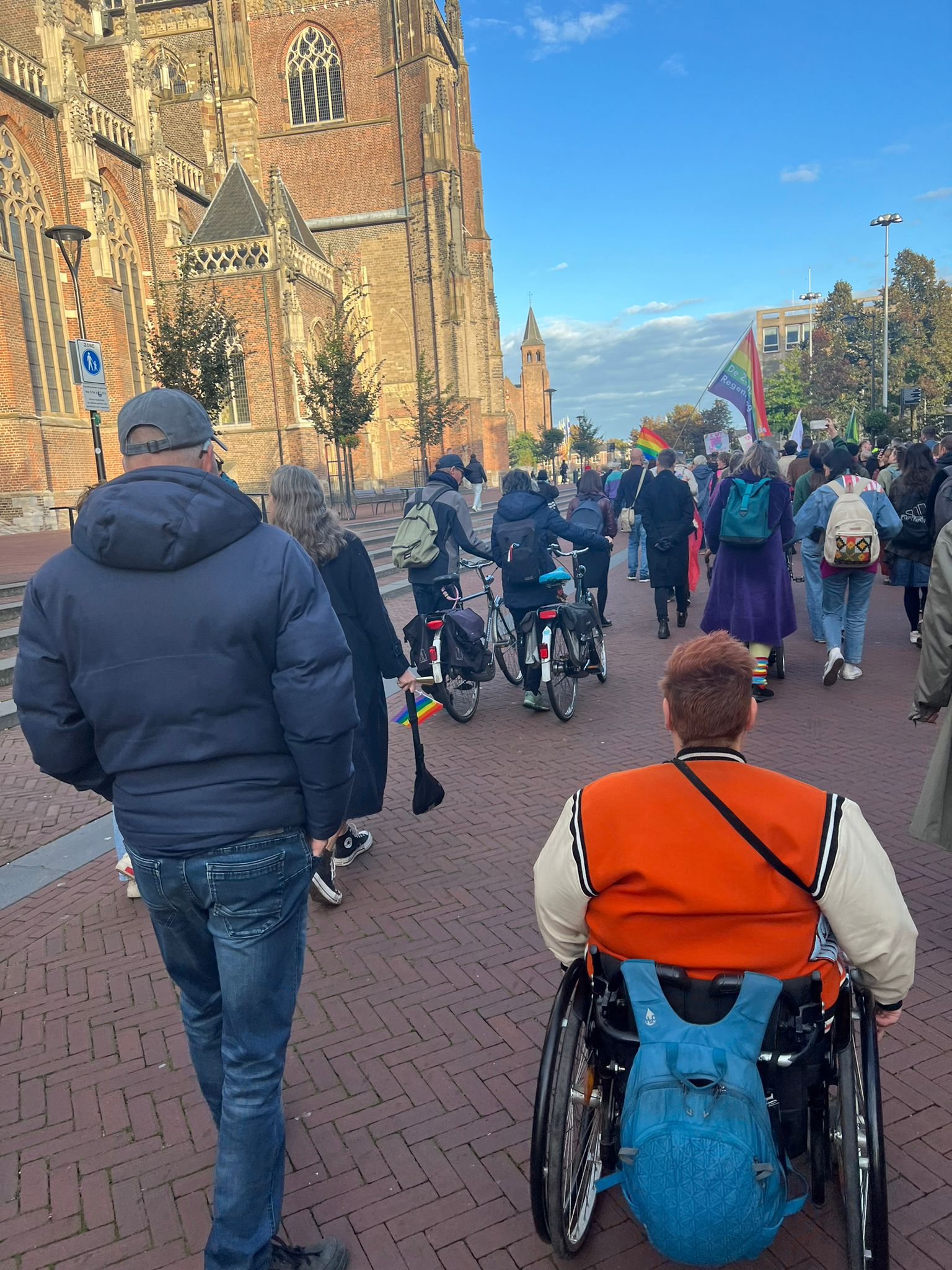 Pride Walk langs de Eusebiuskerk